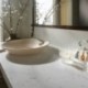 Bianco River - Finition Quartz Silestone suede